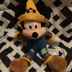 Mickey Mouse Scarecrow Plush
